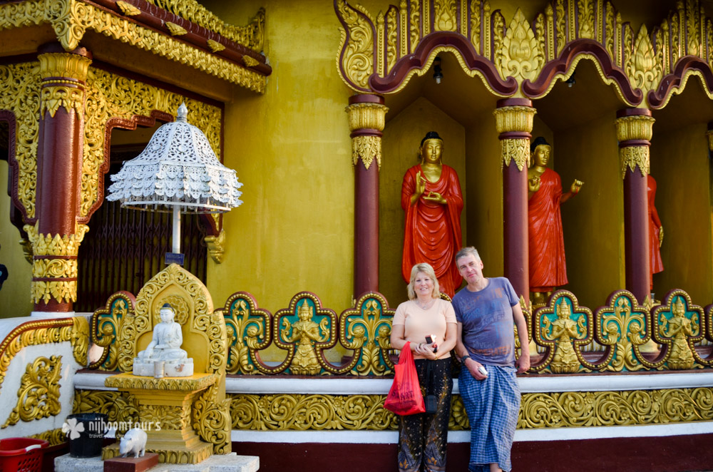 At Golden Temple in Bandarban