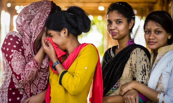 Young girls in Bangladesh