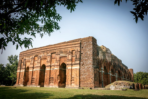 Darasbari Mosque at Gaur in Rajshahi, Bangladesh