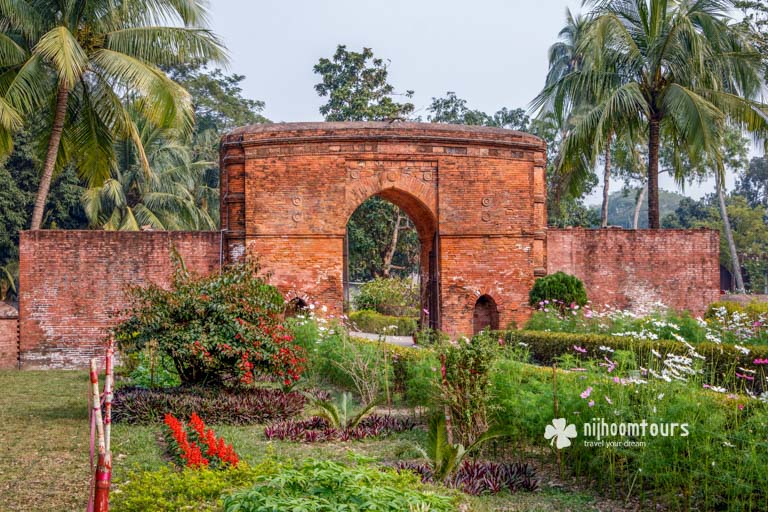 The entrance of the Sixty Dome Mosque in Bagerhat