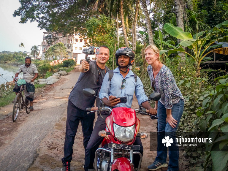 Photo with a local in Bangladesh