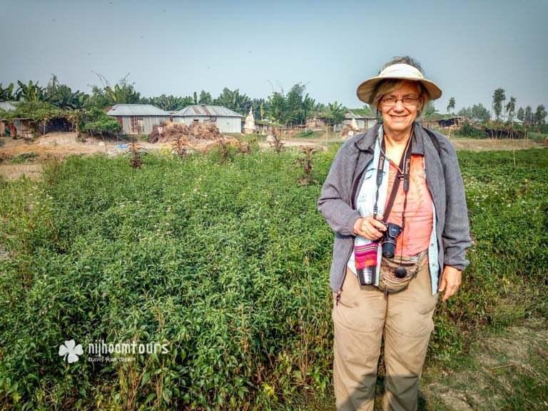 Visiting a river island in Sonargaon