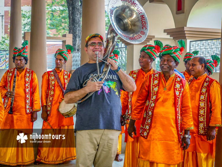 Visiting a temple at Old Dhaka in Bangladesh