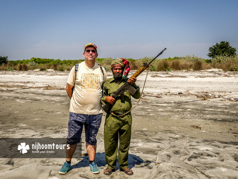 At Sundarbans Mangrove Forest in Bangladesh