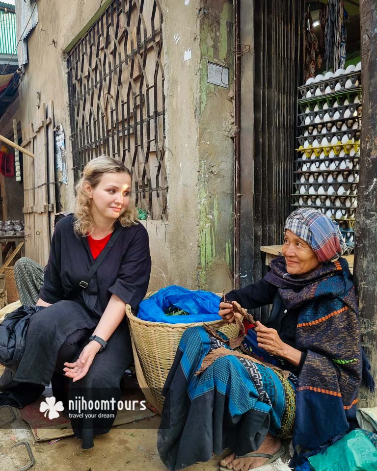 At a tribal market in the Chittagong Hill Tracts