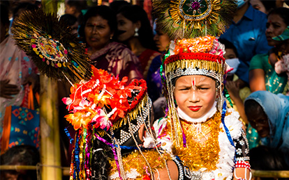 Raas festival tour of the Manipuri tribe in Bangladesh